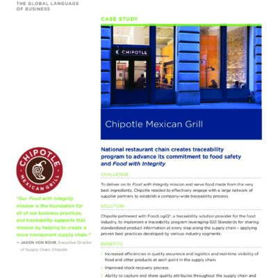GS1 Case Study - Chipotle
