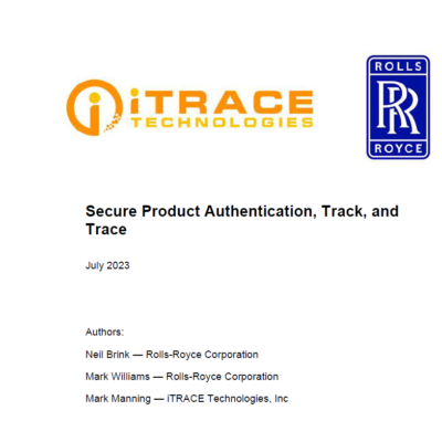 iTrace Case Study - Rolls-Royce Corporation